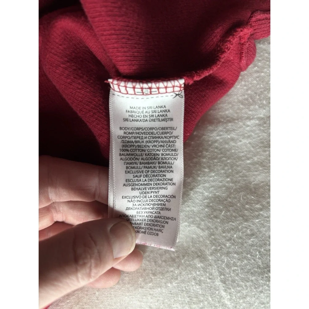 Polo Ralph Lauren 1/4 Zip Pullover Sweater‎ Sweatshirt Men's Size XL Red Stretch